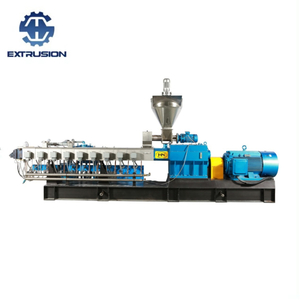 Plastikrecycling Haustierpelletisierung Twin Screw Extruder mit kleinem Ausgang