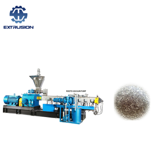 Pierflaschenabfall Plastikrecycling Twin Screw Extruder Machine